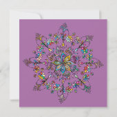Chic Colors Mandala Bridal Shower Kaart (Achterkant)