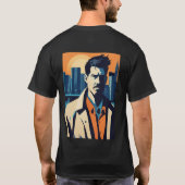 Chic Comfort: moeiteloze alledaagse stijl T-shirt (Achterkant)