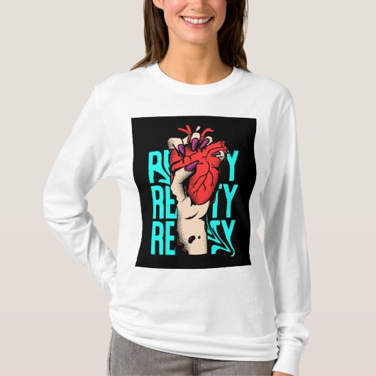 "Chic Comfort: T-shirt Collectie voor dames" (Voorkant)