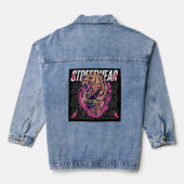 "Chic & Comfortable: Custom Dames Jean Jacket" Denim Jacket (Achterkant)