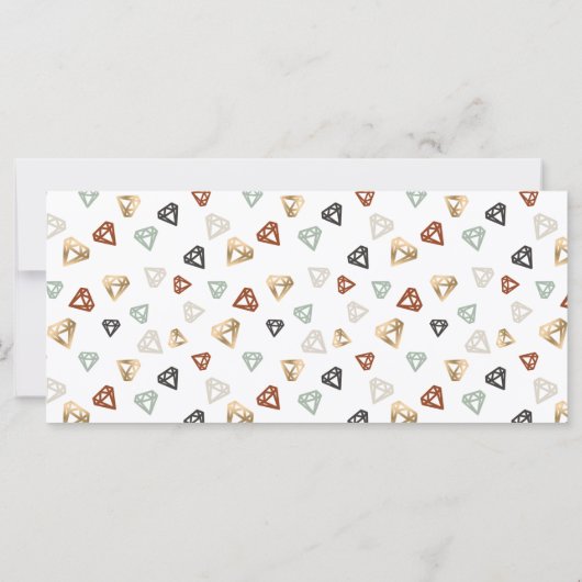 Chic Confetti & Gold Diamond Gem-cadeaubon (Achterkant)