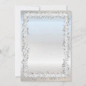 Chic Confetti Lijst 18th Birthday Party Kaart (Achterkant)