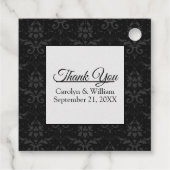 Chic Contemsive Wedding Bedankjes Labels (Achterkant)