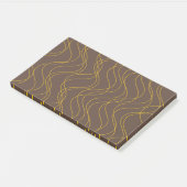 Chic, cool, trendy, decoratieve golvende gebogen l post-it® notes (Schuin)