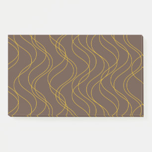 Chic, cool, trendy, decoratieve golvende gebogen l post-it® notes
