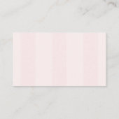 Chic Coquette Cherry op Top Baby shower Registry Informatiekaartje (Achterkant)