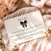 Chic Coquette Graduation Celebration Bedankkaart