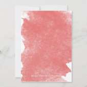 CHIC CORAL WATERCOLOR TAFELNUMMERKAARTEN KAART (Achterkant)