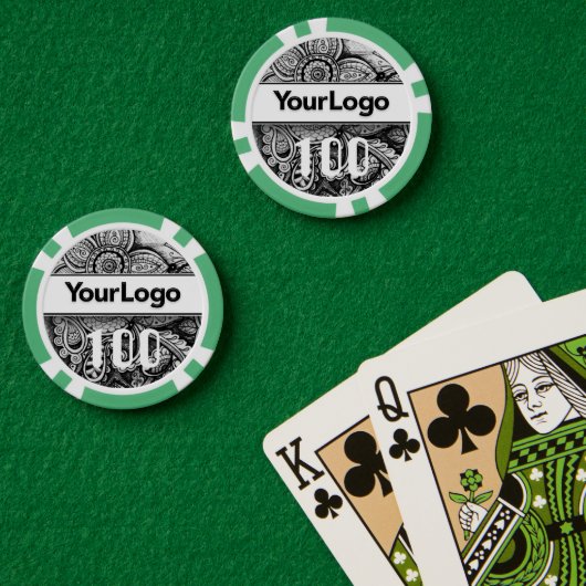 Chic Corporate Event Bedrijf Vakantie Kantoor Part Poker Chips (Pokertafel (Dubbel))