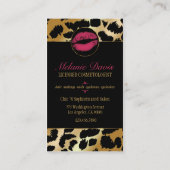 Chic Cosmetology Visitekaartje (Achterkant)