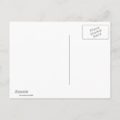 Chic Country Camoflague Save the Date Briefkaart (Achterkant)