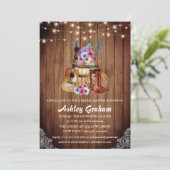 Chic Cowboy Boots Western Vrijgezellenfeest Kaart (Staand voorkant)