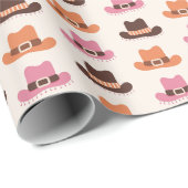 Chic Cowgirl Petten Cadeaupapier (Rol Hoek)