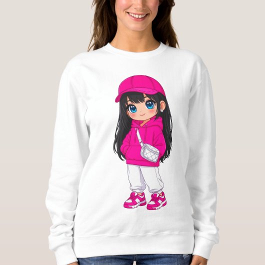 Chic & Cozy Dames Sweater 🌸✨ | Stijlvolle DTF D (Voorkant)