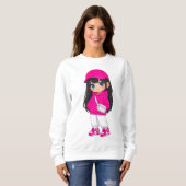 Chic & Cozy Dames Sweater 🌸✨ | Stijlvolle DTF D (Voorkant volledig)