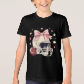 Chic cozy touchdown champ coquette Tri-Blend shirt (Voorkant)