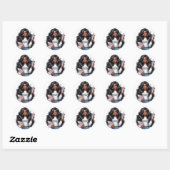 Chic Crafting Queen Ronde Sticker (Vel)