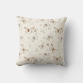 Chic Cream Butterflies Kussen (Voorkant)
