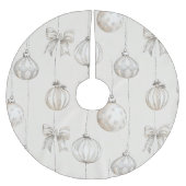 Chic Cream Kerstversiering Kerstboom Rok (Voorkant)