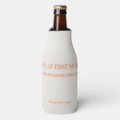 Chic Cream Liefde Op De Eerste Spritz Flesjeskoeler (Fles Voorkant)