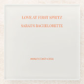 Chic Cream Love At First Spritz Hart Onderzetter (Voorkant)