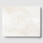 Chic Cream Marble Villa Vacation Rental Feedback Gastenboek (Achterkant)