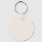 Chic Cream White Silver Glam Bow Love Sleutelhanger (Achterkant)