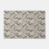 Chic crème chevron deurmat (Voorkant)