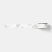 Chic Crème Witte Strepen Grosgrain Lint (Voorkant)