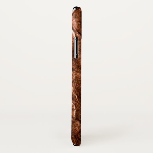 Chic Crocodile Skin Monogram Case-Mate iPhone Case (Achterkant / rechts)