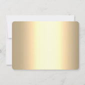 Chic Crown Red Roses Quinceañera Kaart (Achterkant)