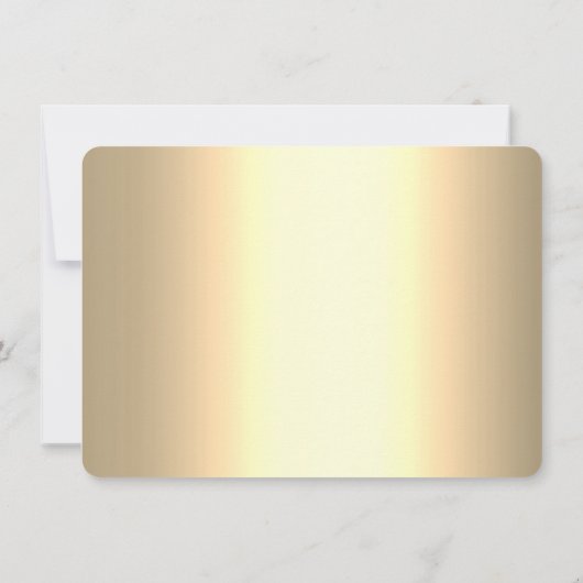 Chic Crown Red Roses Quinceañera Kaart (Achterkant)