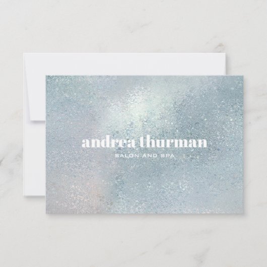 Chic Crystal Blue glazen parelbruin (Voorkant)