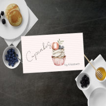 Chic Cupcake Macaroon,Snoepjes,Gestreept