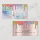 Chic Cupcake Rainbow Drivers Bakery Opal Visitekaartje (Voorkant / Achterkant)