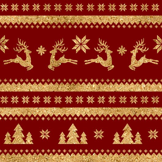 Chic Custom Christmas Blanket Red Gold Monogram Fleece Deken