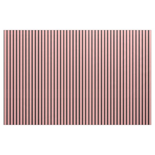 CHIC CUSTOM FABRIC_04 BLUSH PINK/BLACK STRIPES STOF (Fat Quarter)
