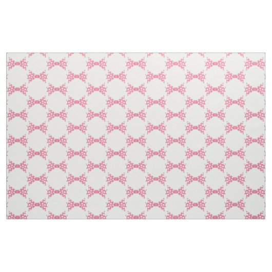 CHIC CUSTOM FABRIC_ GIRLY PINK POLKA DOT BOWS STOF (Fat Quarter)