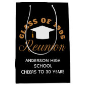 Chic Custom High School Reunion Party Medium Cadeauzakje (Voorkant)