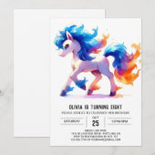 Chic Custom Horse Verjaardag Kaart (Voorkant / Achterkant)