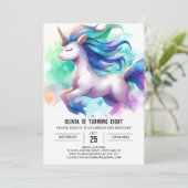 Chic Custom Horse Verjaardag Kaart (Staand voorkant)