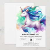 Chic Custom Horse Verjaardag Kaart (Voorkant / Achterkant)