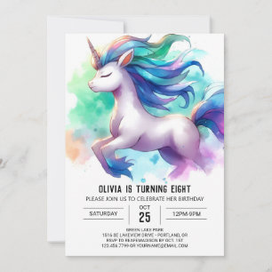 Chic Custom Horse Verjaardag Kaart