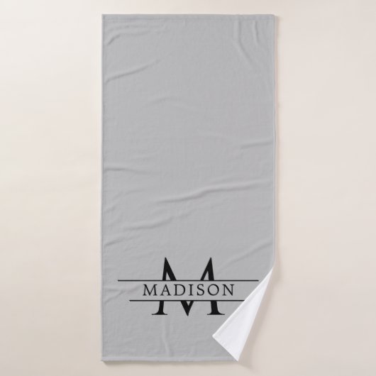 Chic Custom Initial Design Premium Badhanddoek (Badhanddoek)