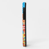 Chic Custom iPhone 5 Hoesje: Ditsy Sinaasappel Blo Case-Mate iPhone Case (Achterkant/links)