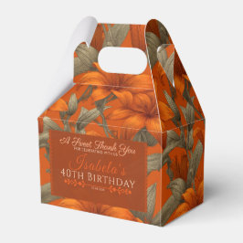 Chic Custom Lelies Bloemstuk Buiten Verjaardag Bedankdoosjes