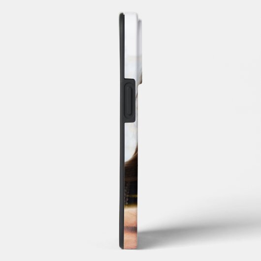 Chic Custom Paars Blush Pink Photo Monogramed Case-Mate iPhone Case (Achterkant / Rechts)