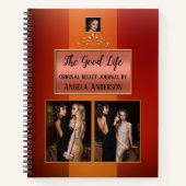 Chic Custom Photos Gatsby Geïnspireerd Bullet Noti Notitieboek (Voorkant)