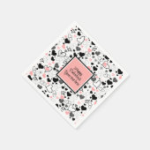 Chic Custom Valentine’s Day Heart Sketch Tableware Servet (Hoek)