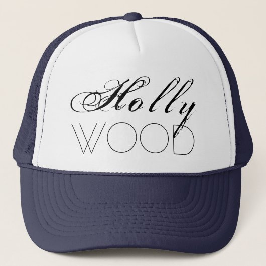Chic customizable Hollywood Trucker Pet (Voorkant)